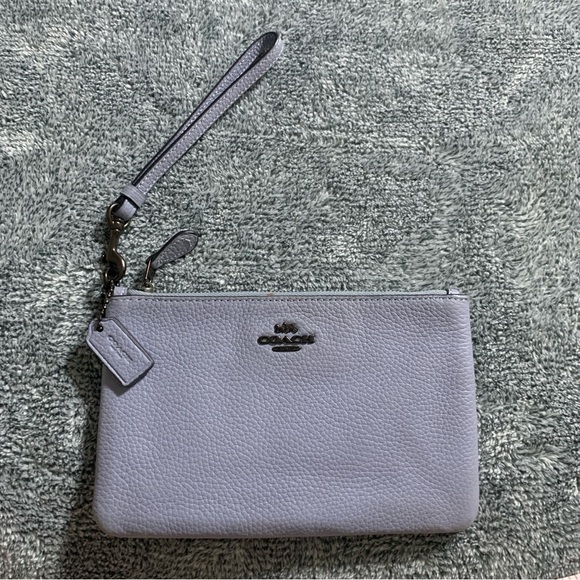 COACH - Baby Blue Wristlet - Picture 1 of 8